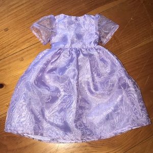 American Girl Doll Purple Dress